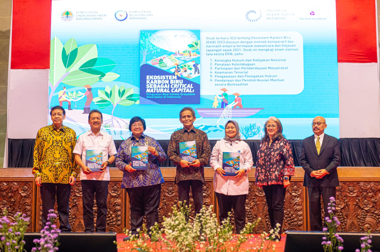 Environment Minister Siti Nurbaya and Maritime & Fisheries Affairs Minister Trenggono: Latest IOJI Study In Line with Policy, Government Mitigation and Adaptation Targets