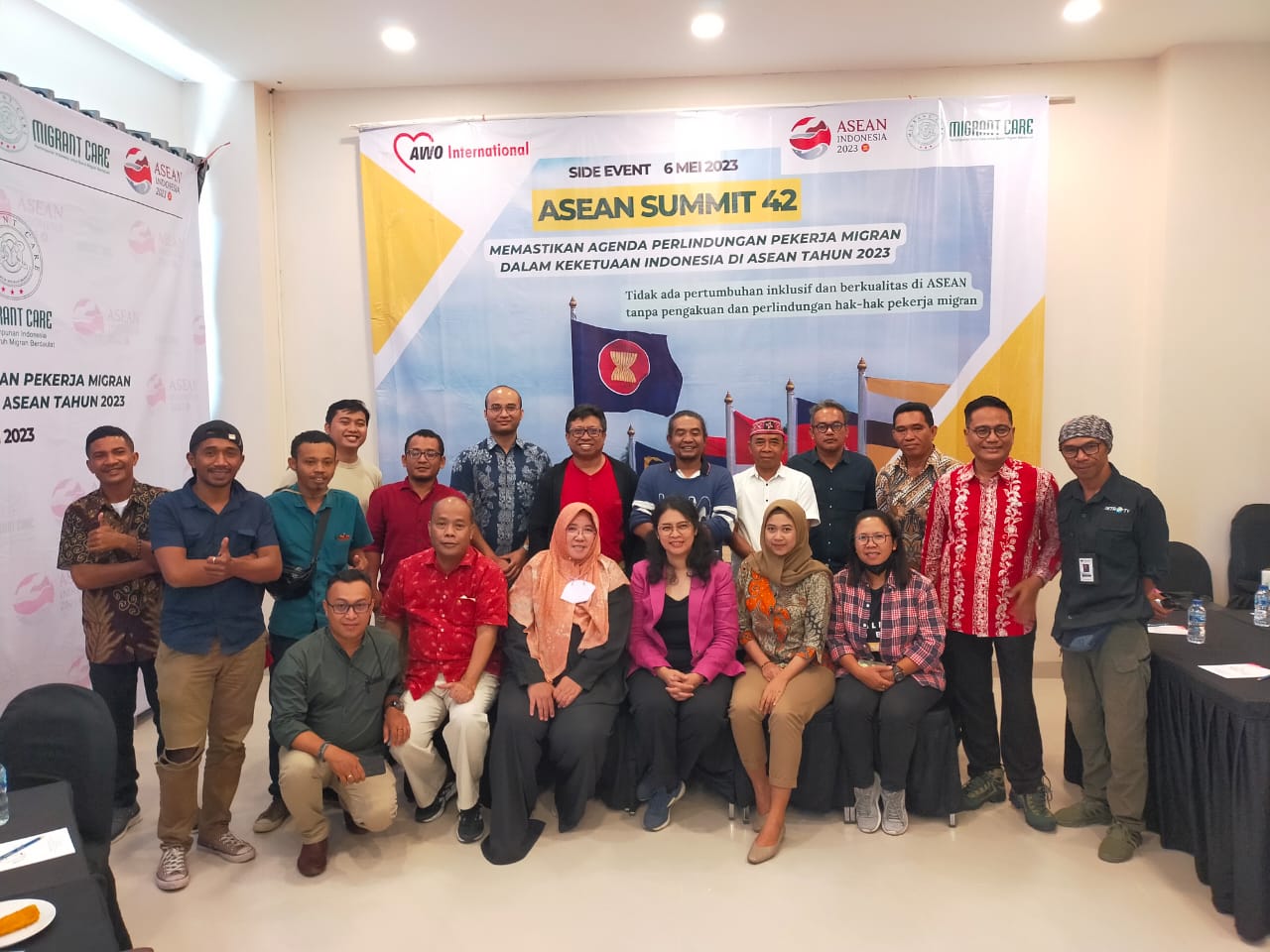 Side Event ASEAN Summit ke-42 6-8 Mei 2023 di Labuan Bajo dan Pengadopsian Tiga Deklarasi Pelindungan AKP Migran asal ASEAN
